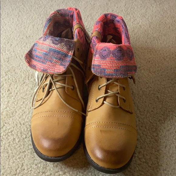 Light Brown Ankle Boots - Picture 2 of 3